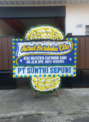Papan Bunga Duka di Ampah Kota